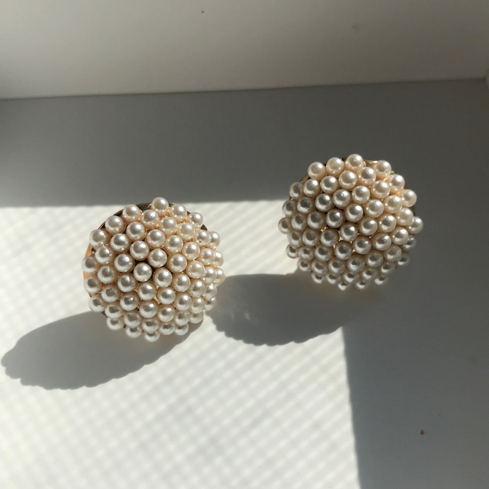 Vintage Pearl Drops Earrings